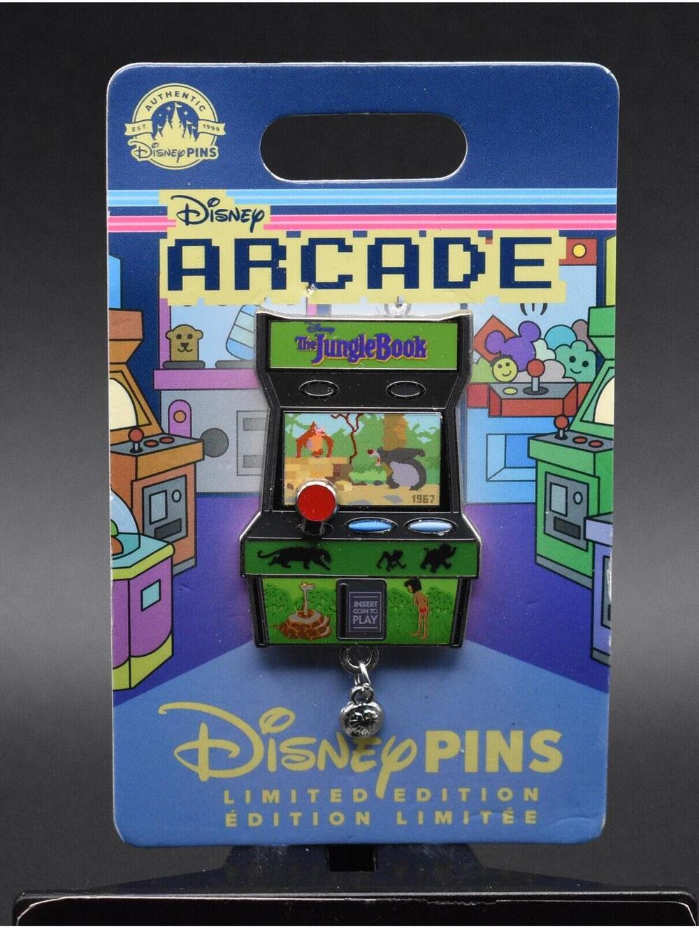 Disney Arcade Game The Jungle Book Baloo Mowgli LE 4000 Pin (C6)